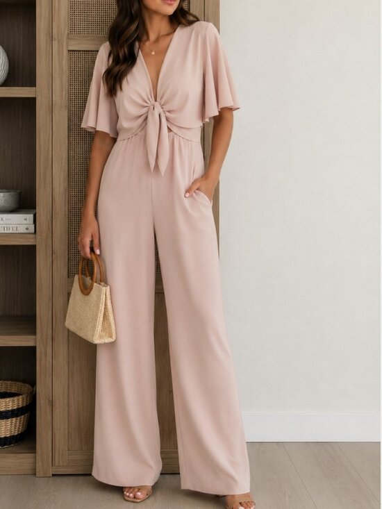 Zara Pants - NEW Zara women Elegant Cape Pants Jumpsuit Size XS